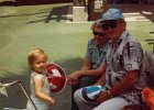 Lisa,Grandma&#38;Grandpa at Marineworld 1982